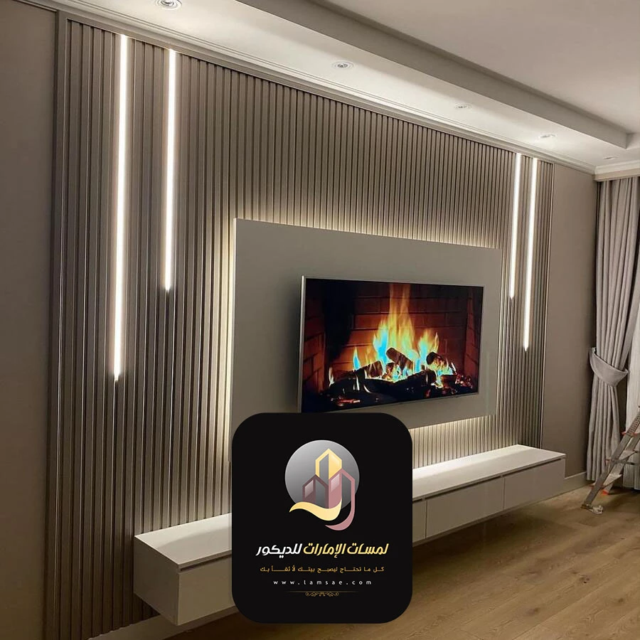 تصميم ديكور شاشات ابو ظبي
